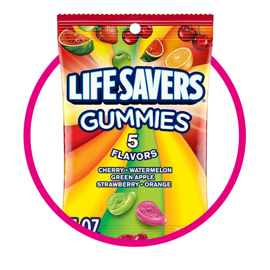 LIFESAVERS 5 FLAVORS GUMMY BOLSA 198G