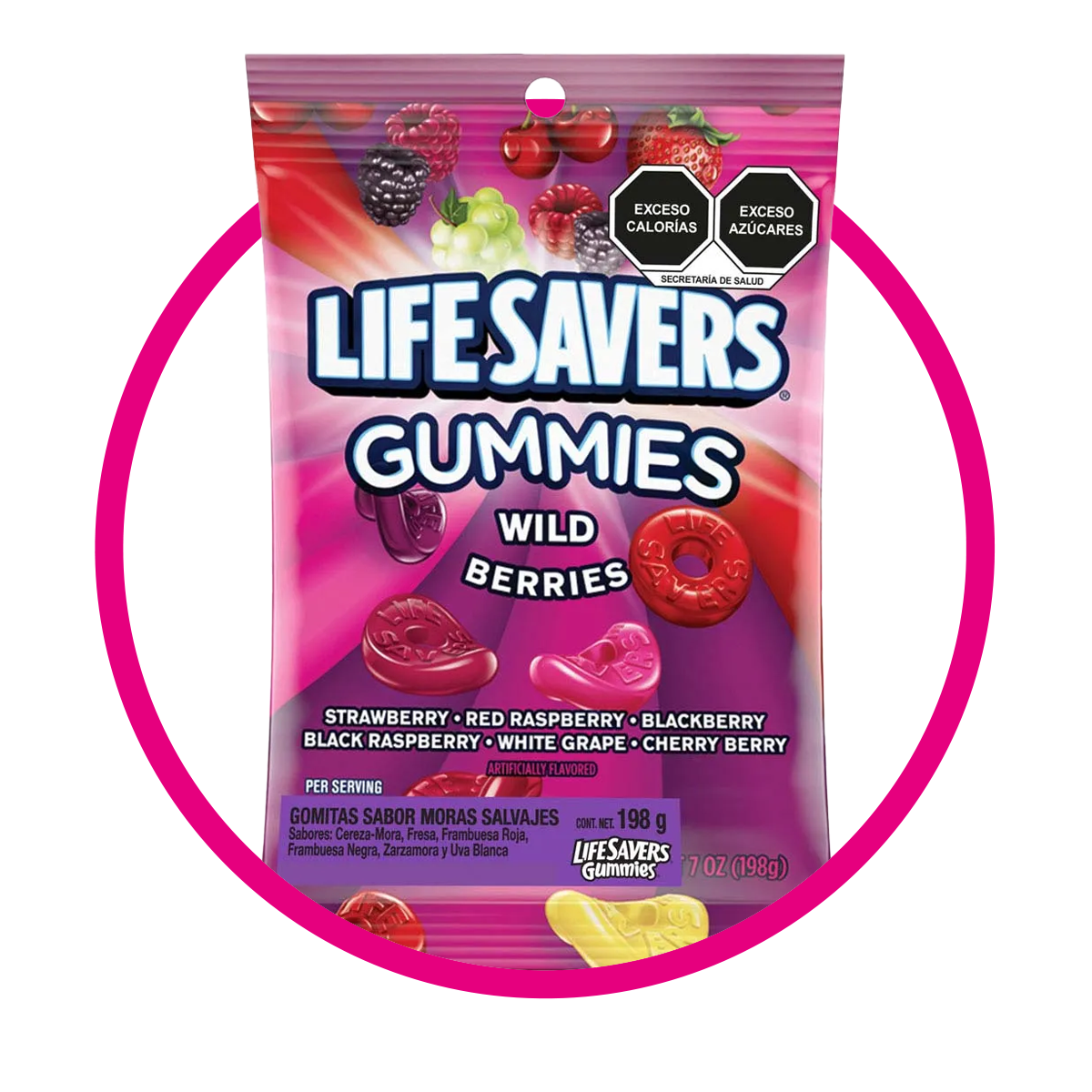 LIFESAVERS BERRIES GUMMY BOLSA 198G