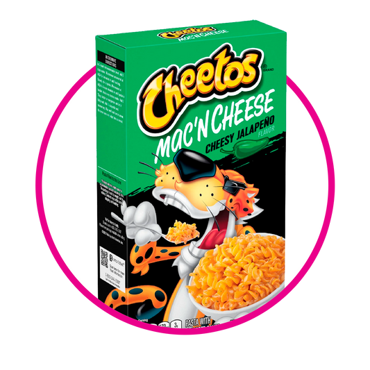 MACN CHEESE CHEETOS JALAPEÑO CAJA 164G