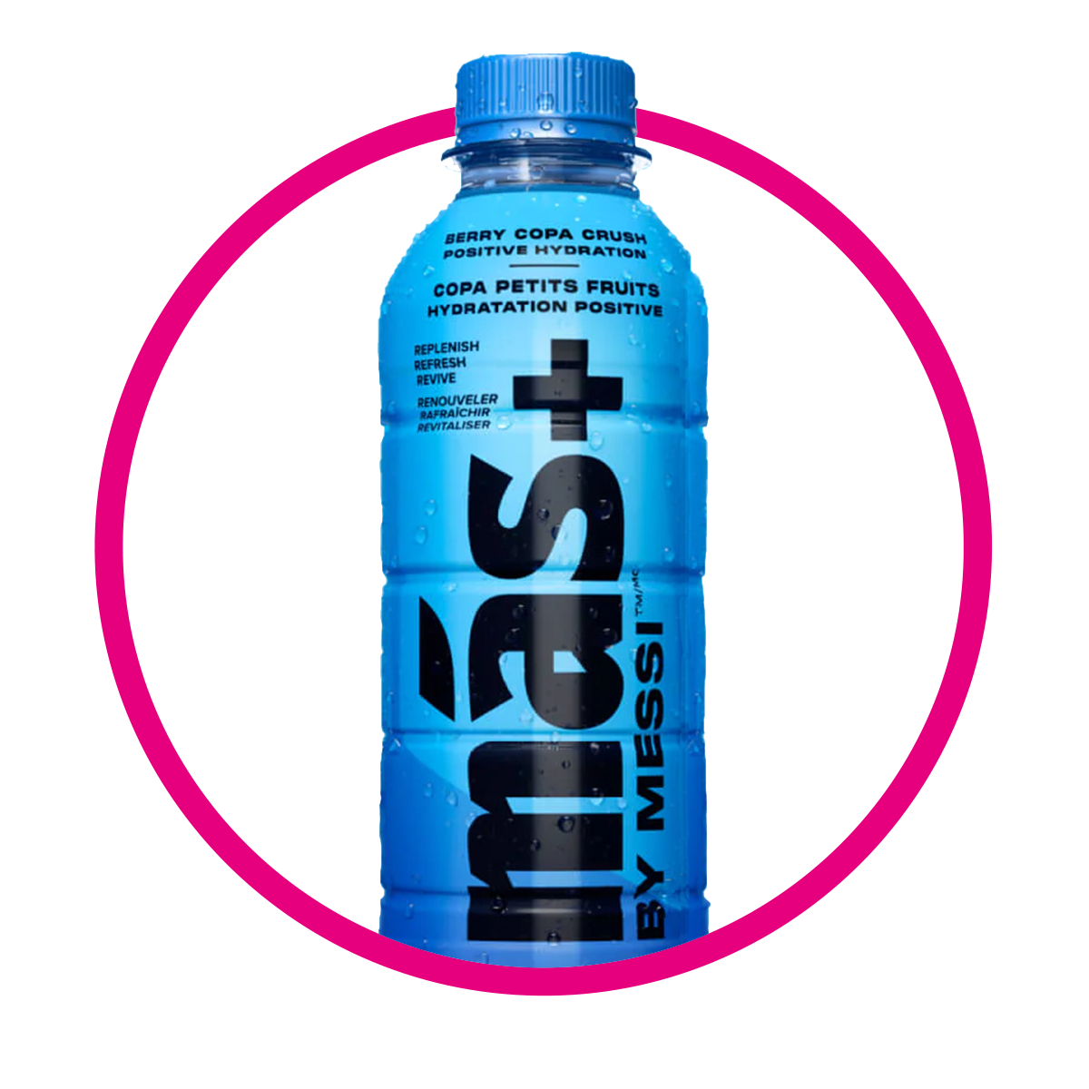 MAS+ BY MESSI BERRY COPA CRUSH BOTELLA 500 ML