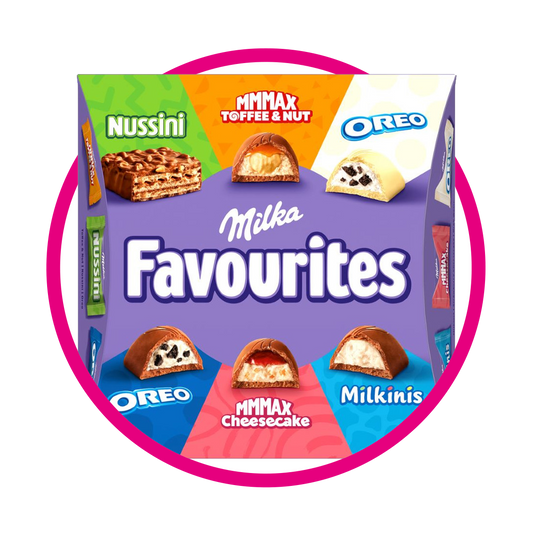 MILKA FAVORITES COCOLATE CAJA 158GR