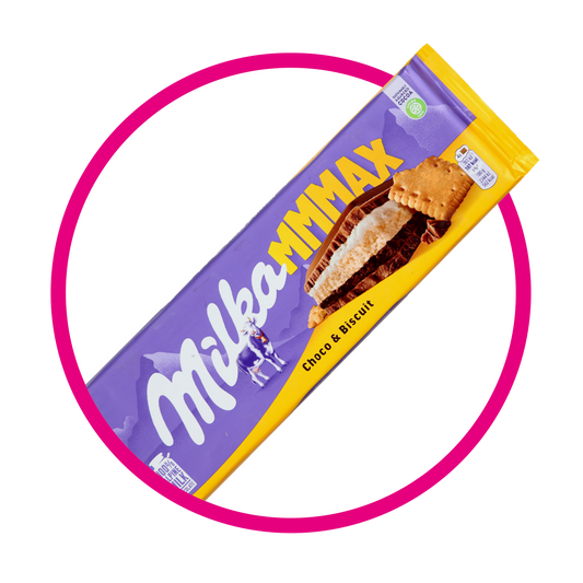 MILKA MMMAX CHOCO BISCUIT CHOCOLATE 270G&