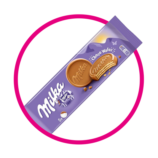MILKA CHOCO WAFER COOKIE CAJA 150GR&