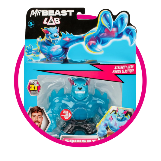 MR BEAST SQUISHY HYPERCARGED PANTHER PIEZA