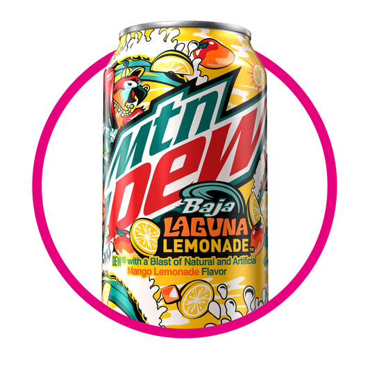 MTN DEW BAJA BLAST LAGUNA LEMONADE 355ML