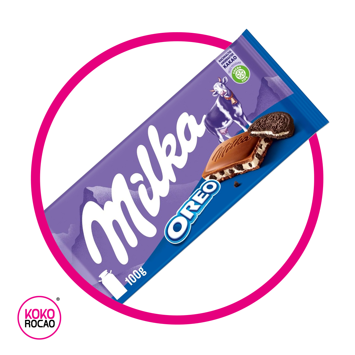 MILKA OREO CHOCOLATE PIEZA 100GR