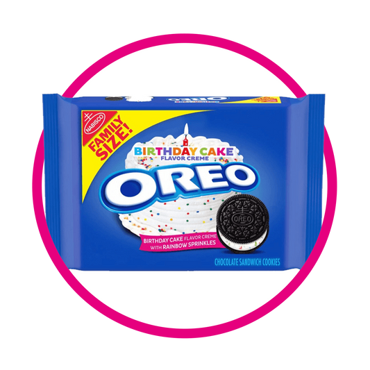 NABISCO OREO GALLETAS BIRTHDAY CAKE COOKIE CAJA 482GR&