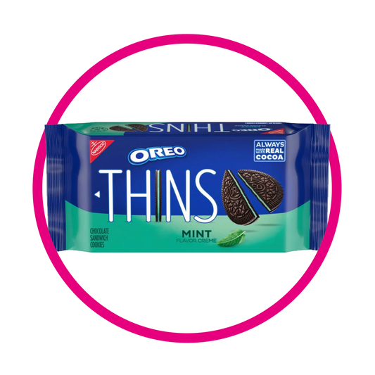 NABISCO OREO THINS MINT COOKIE CAJA 334GR&