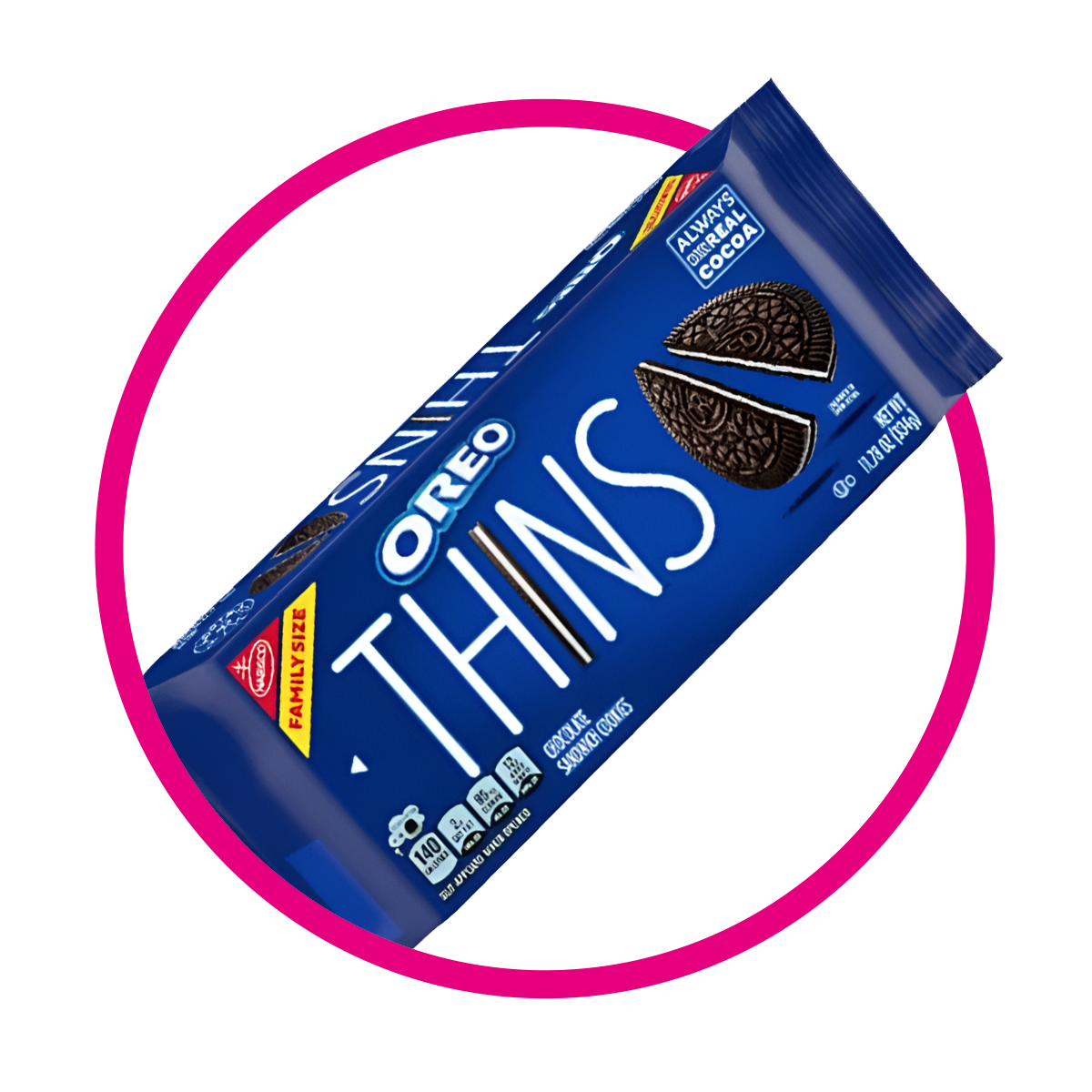 NABISCO OREO THINS ORIGINALES COOKIE CAJA 334GR