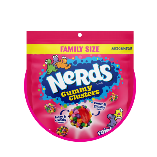 NERDS GUMMY CLUSTERS GUMMY BOLSA 524GR $%M