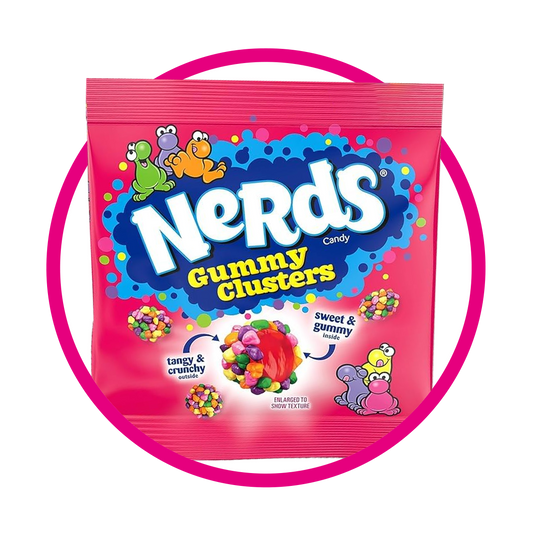 NERDS GUMMY CLUSTERS RAINBOW CHIRRIS BOLSA&