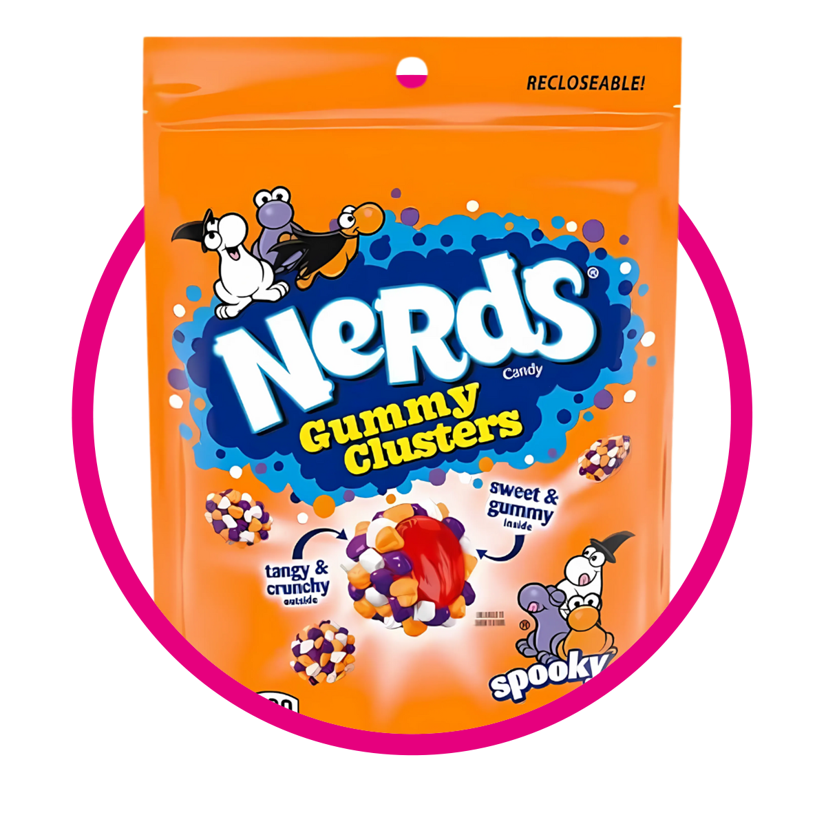 NERDS GUMMY CLUSTERS SPOOKY BOLSA 227G