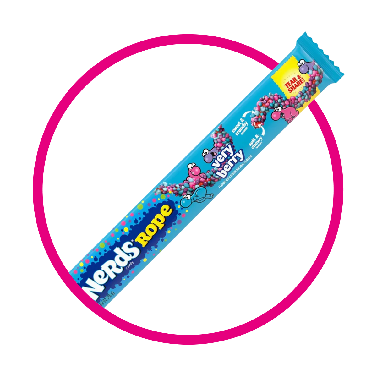 NERDS ROPE VERY BERRY GUMMY 26GR $%M*