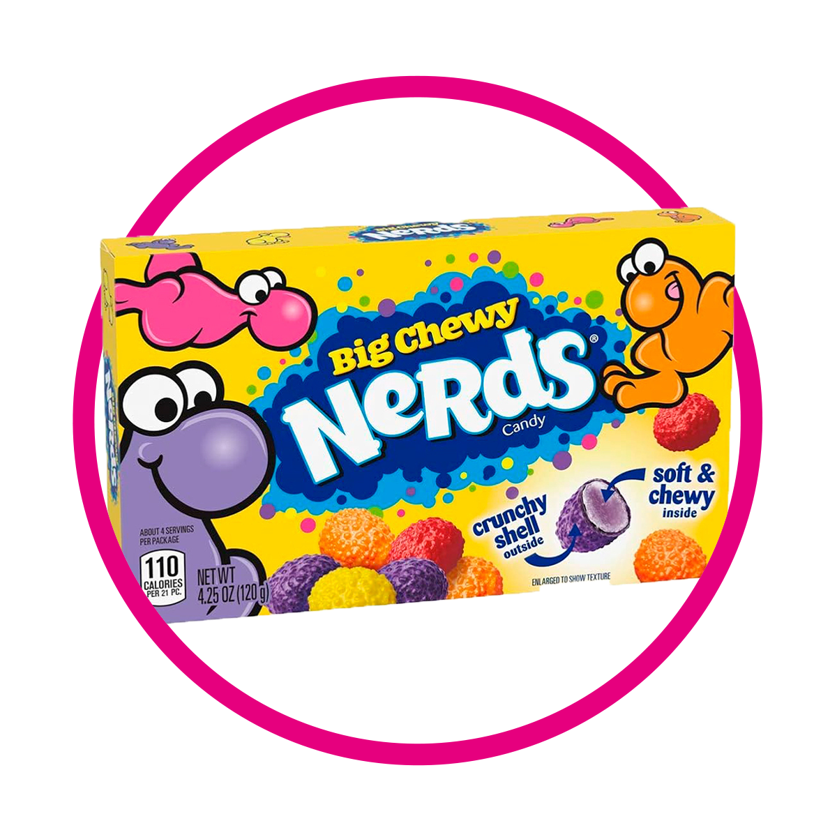 NERDS BIG CHEWY HARD CANDY CAJA 120GR&
