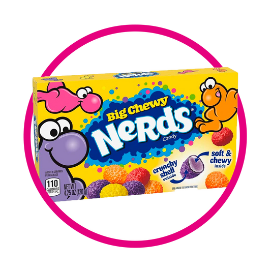 NERDS BIG CHEWY HARD CANDY CAJA 120GR&