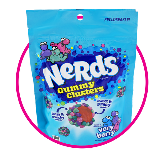 NERDS GUMMY CLUSTERS VERY BERRY BOLSA 227GR