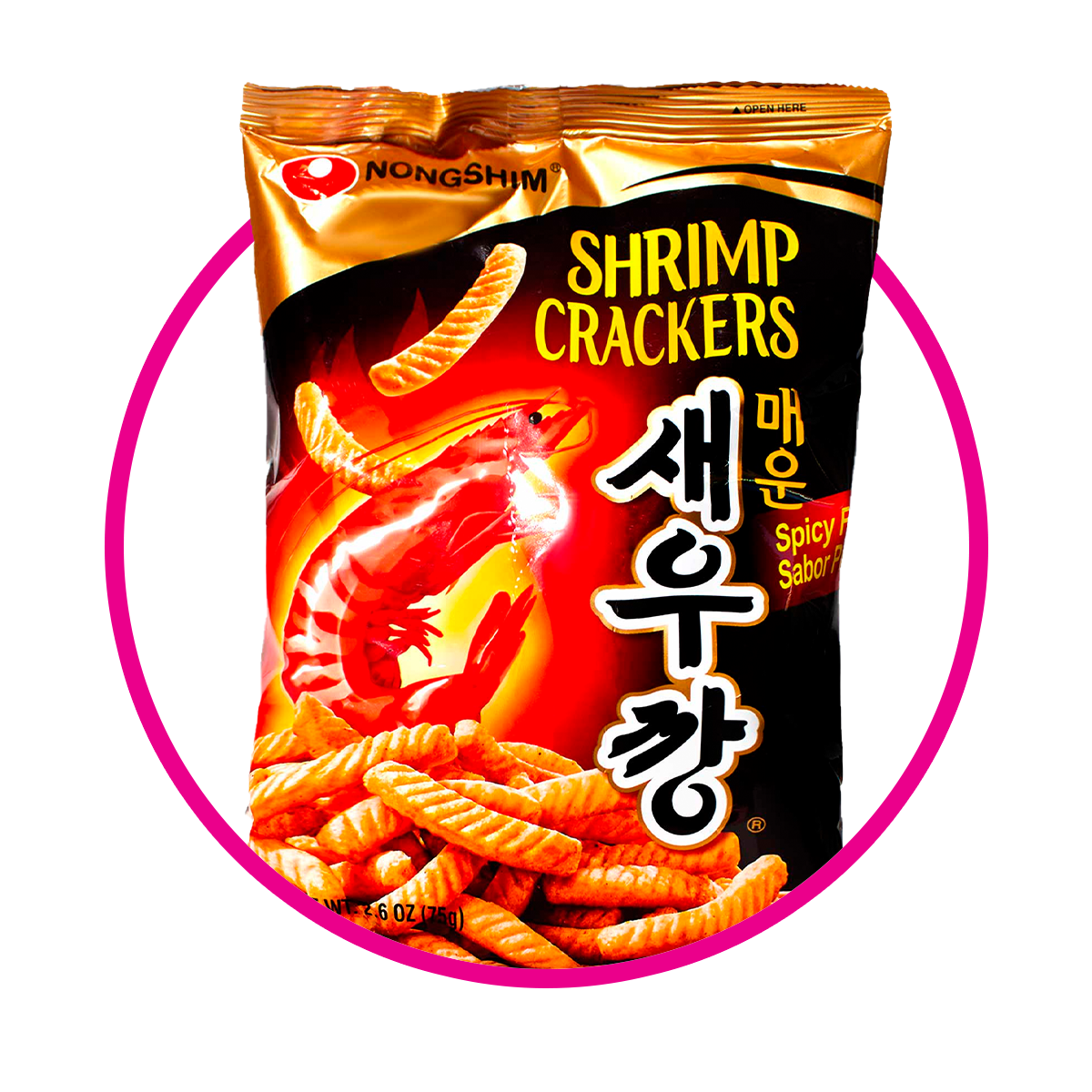 NONGSHIM SHRIMP SPICY BOLSA 75G