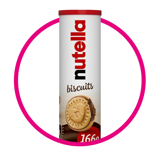 NUTELLA BISCUITS COOKIE TUBO 166G