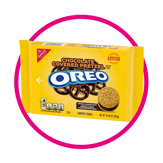 OREO PRETZEL COVERED CHOCOLATE BOLSA 303 GR&