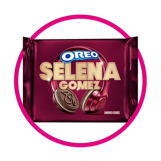 NABISCO OREO SELENA GOMEZ CINNAMON CREME COOKIE BOLSA 303GR&