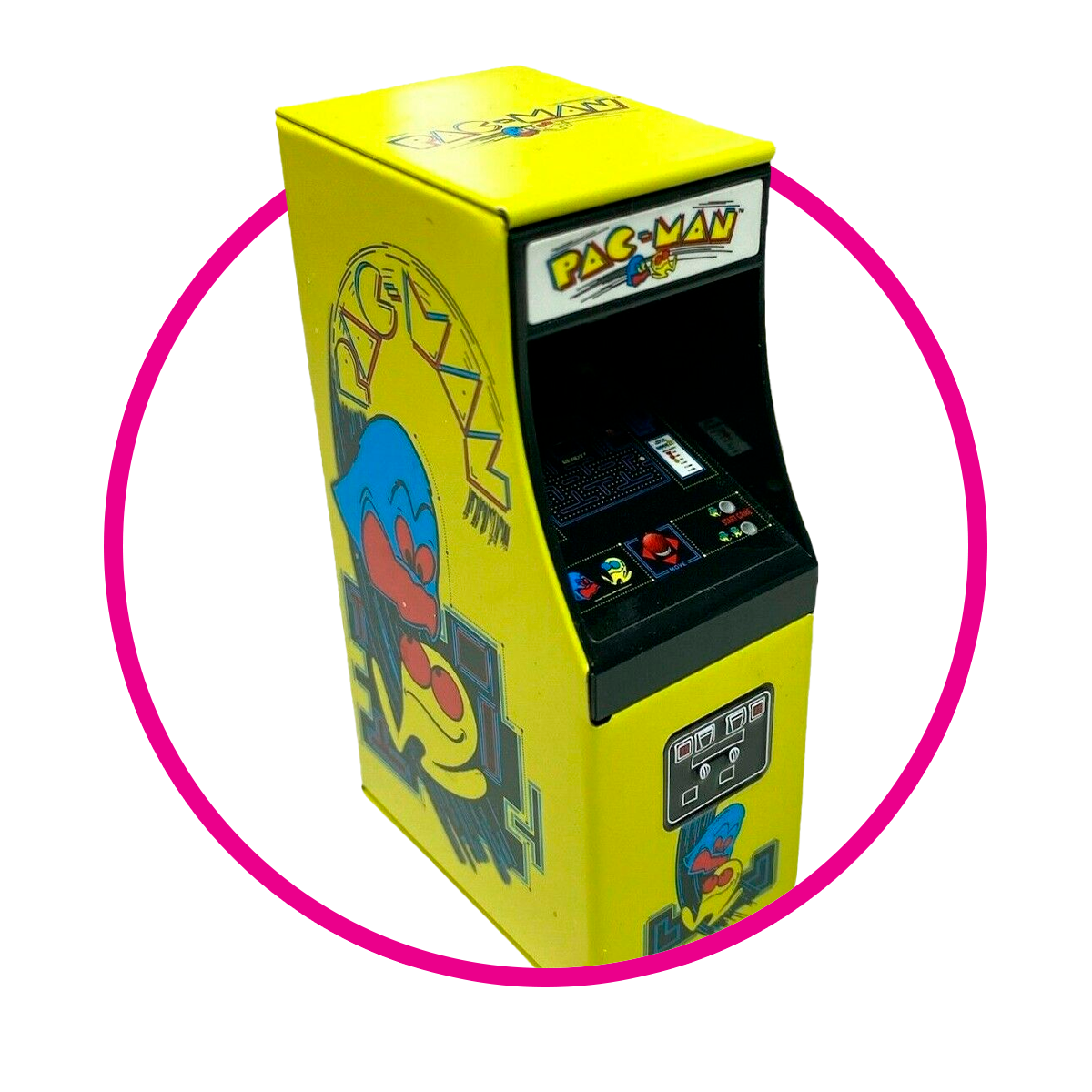 PASTI PAC MAN ARCADE DISPENSADOR 17G $%M