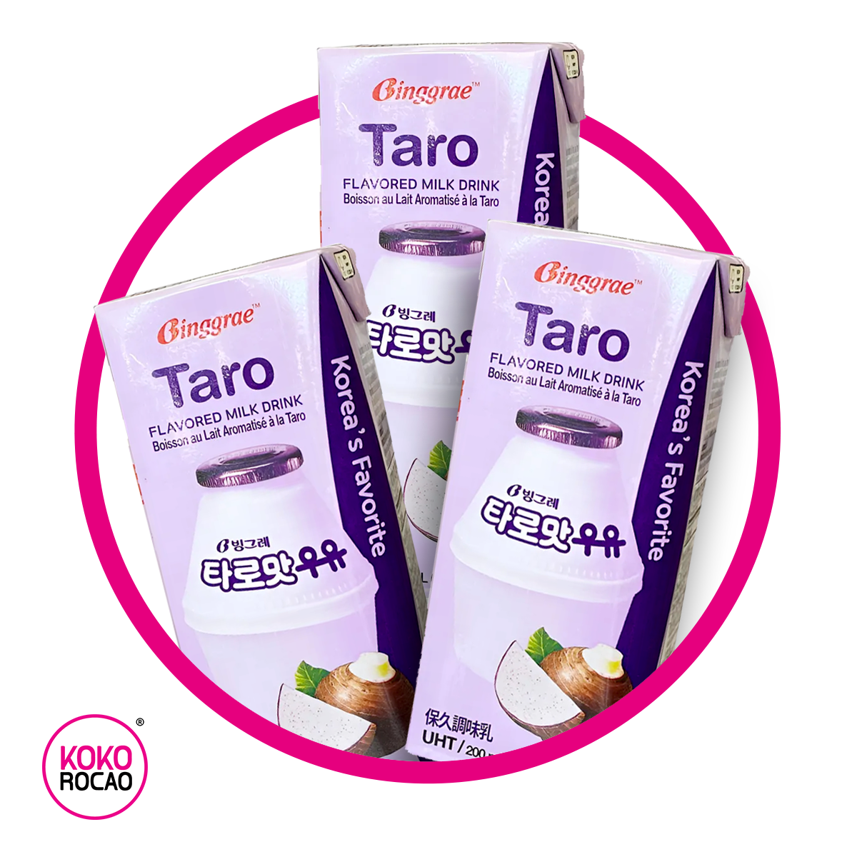 BINGGRAE TARO MILK X3 Bundle