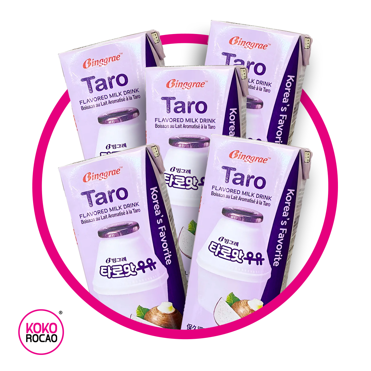 BINGGRAE TARO MILK X5 Bundle
