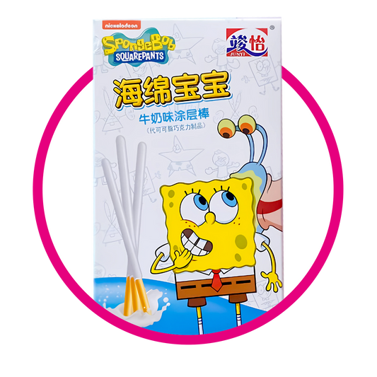 POCKY DE LECHE BOB ESPONJA 48GR