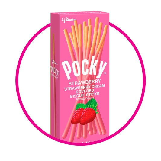 POCKY STRAWBERRY COOKIE CAJA 40G