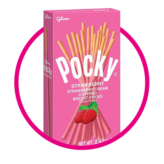 POCKY STRAWBERRY COOKIE CAJA 70G