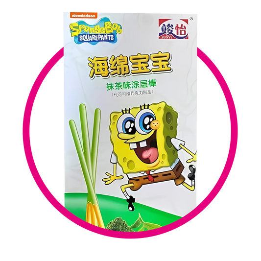 POCKY MATCHA BOB ESPONJA 48GR