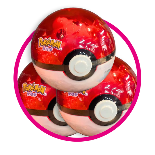 POKEMON POKEBALL COLLECTIONABLE 3 PIEZAS Bundle