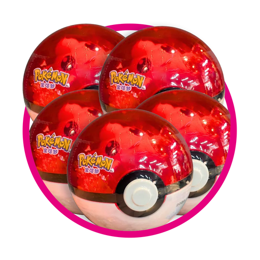 POKEMON POKEBALL COLLECTIONABLE 5 PIEZAS Bundle