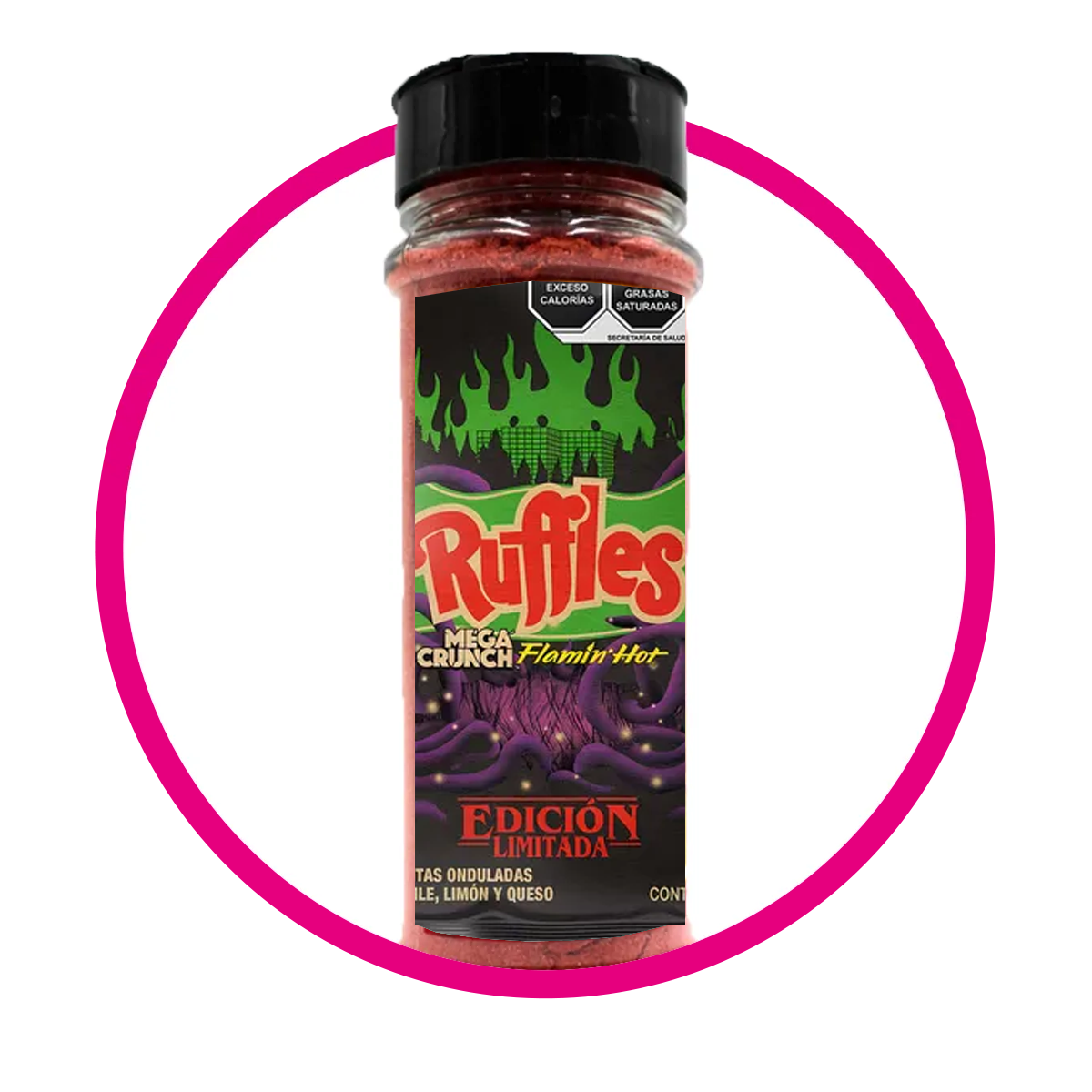 POLVO RUFFLES MEGA CRUNCH STRANGER THINGS POWDER BOTE 100GR