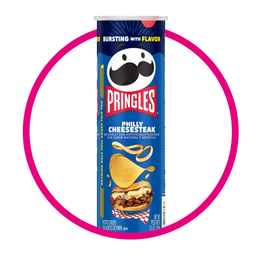 PRINGLES PHILLY CHEESESTEAK LATA 158G