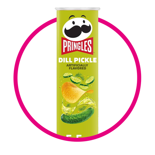 PRINGLES DILL PICKLE SNACKS LATA 158GR $%M