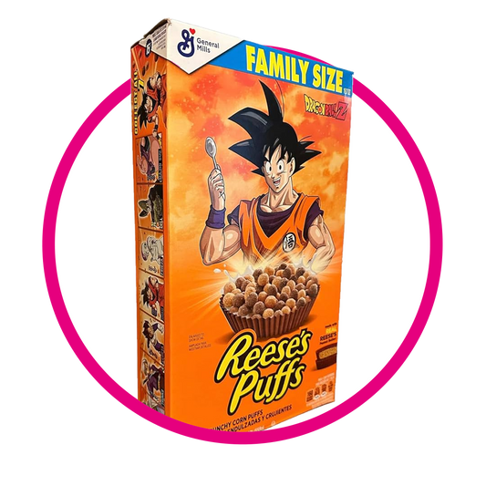 REESES PUFFS FAMILY SIZE DRAGON BALL 558GR