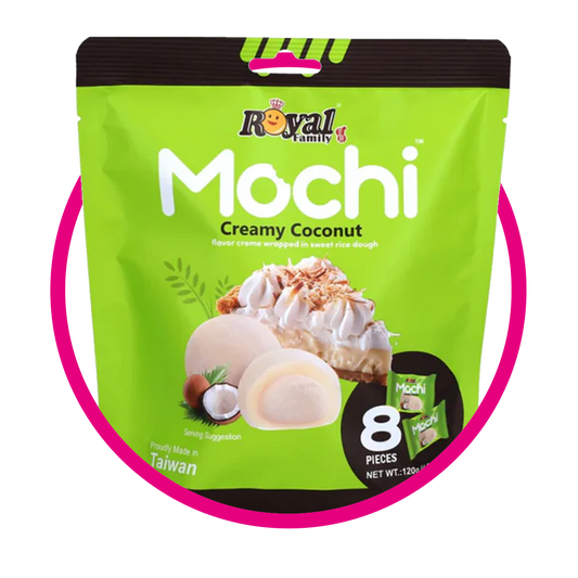 ROYAL MOCHI CREAMY COCONUT CUPCAKE BOLSA 120GR