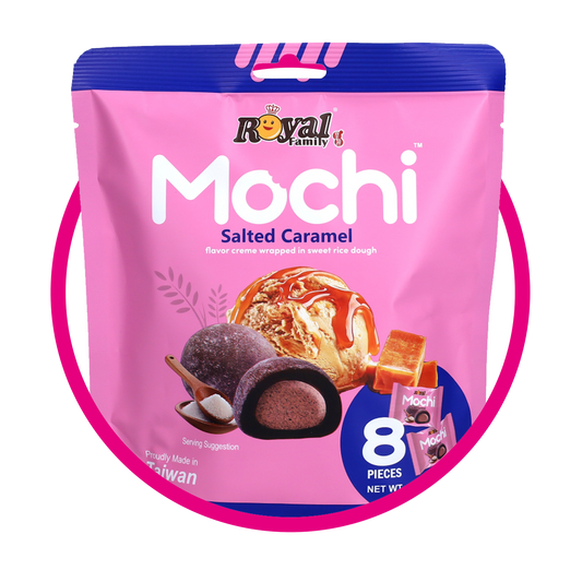 ROYAL MOCHI SALTED CARAMEL CUPCAKE BOLSA 120GR