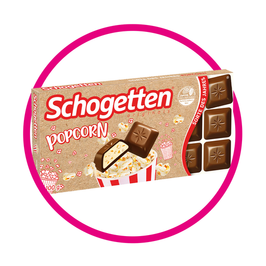SCHOGETTEN POPCORN CHOCOLATE PIEZA 100G