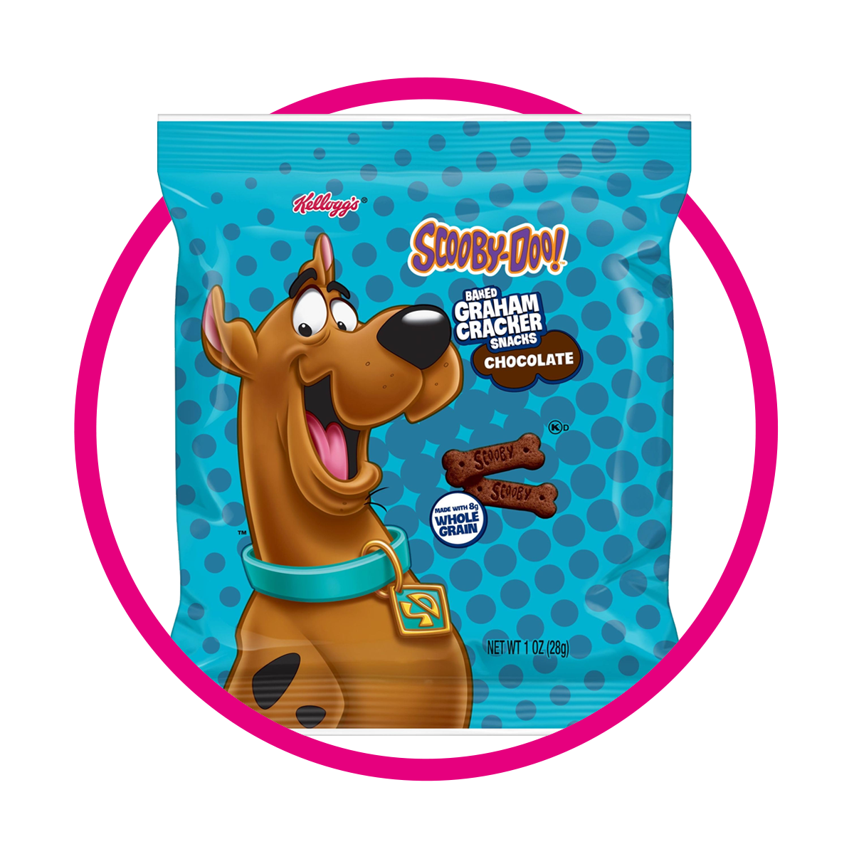 SCOOBY GALLETAS CHOCOLATE BOLSA 28G