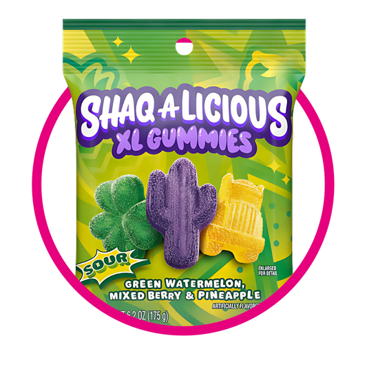 SHAQALICIOUS XL GUMMIES CACTUS BOLSA 175G