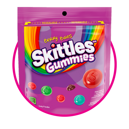 SKITTLES WILD BERRY GUMMY BOLSA 340.2GR
