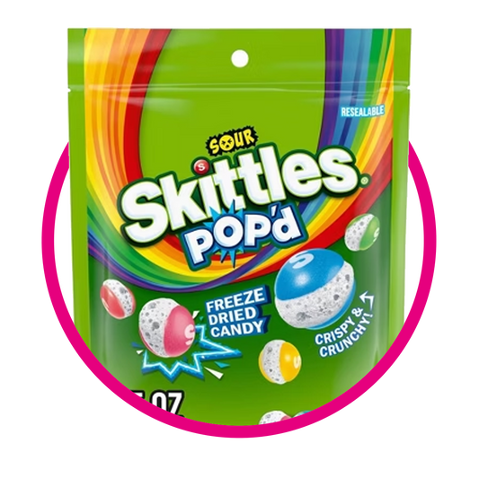 SKITTLES POPD SOUR HARD CANDY BOLSA 155GR$$$$