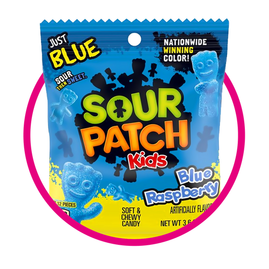 SOUR PATCH KIDS BLUE RASPBERRY BOLSA 102GR