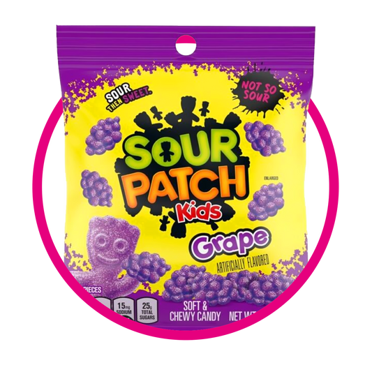 SOUR PATCH KIDS GRAPE GUMMY BOLSA 102GR&