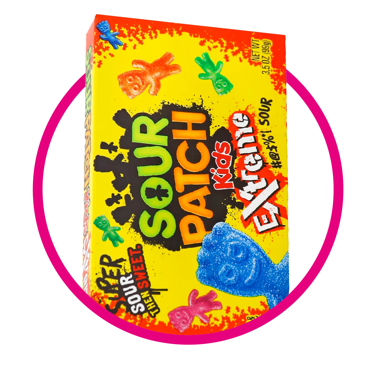 SOUR PATCH SUPER XTREME GUMMY CAJA 99G