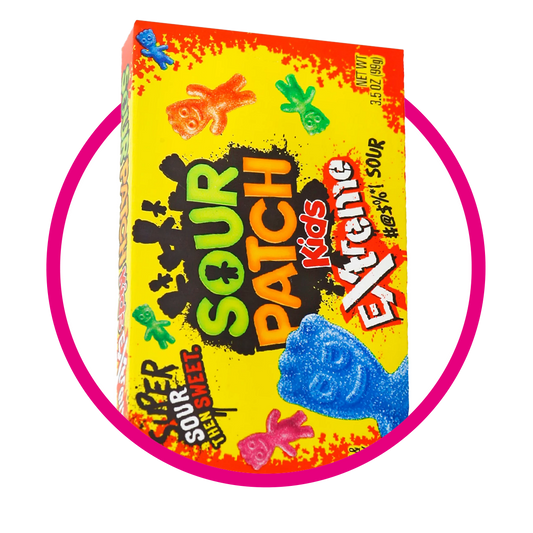 SOUR PATCH SUPER XTREME GUMMY CAJA 99G