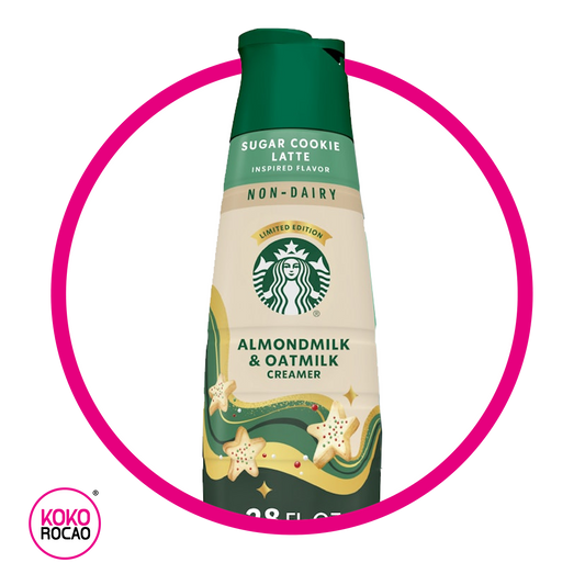 STARBUCKS CREAMER SUGAR COOKIE LATTE ALMOND MILK OATMILK BOTELLA 828ML&