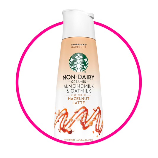 STARBUCKS HAZELNUT LATTE ALMOND  OATMILK BOTELLA 828ML